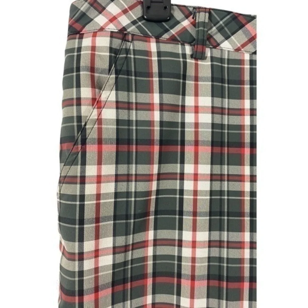 AUR Active gray red plaid Chino golf pants 32
